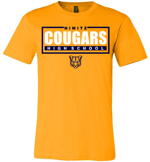 Nimitz Cougars Premium Gold T-shirt - Design 49