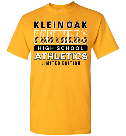 Klein Oak Panthers - Design 90 - Gold Unisex T-shirt