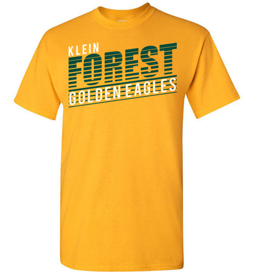 Klein Forest High School Golden Eagles Gold Unisex T-shirt 32