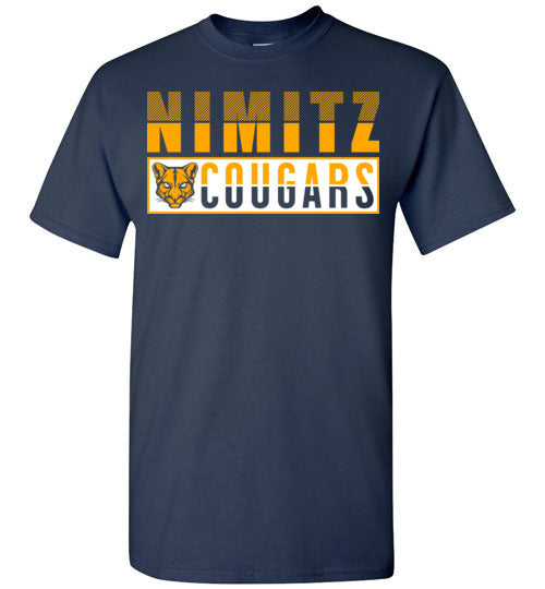 Nimitz High School Cougars Navy Unisex T-shirt 31