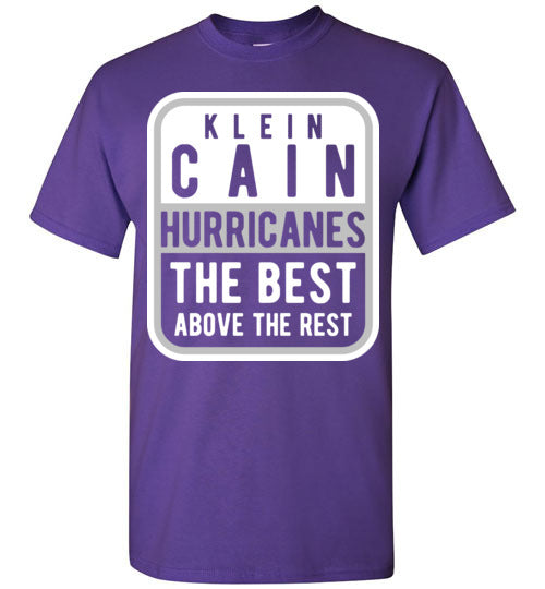 Klein Cain High School Hurricanes Purple Unisex T-shirt 01