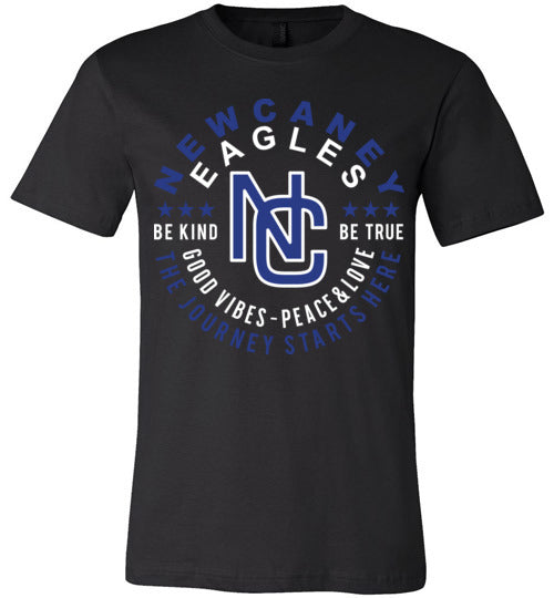 New Caney Eagles Premium Black T-shirt - Design 16