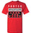 Porter High School Spartans Red Unisex T-shirt 86