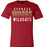 Cypress Woods Wildcats Premium Deep Red T-shirt - Design 24