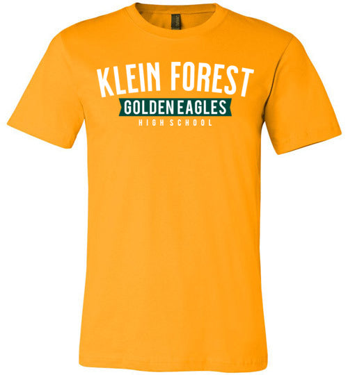 Klein Forest Golden Eagles Premium Gold T-shirt - Design 21