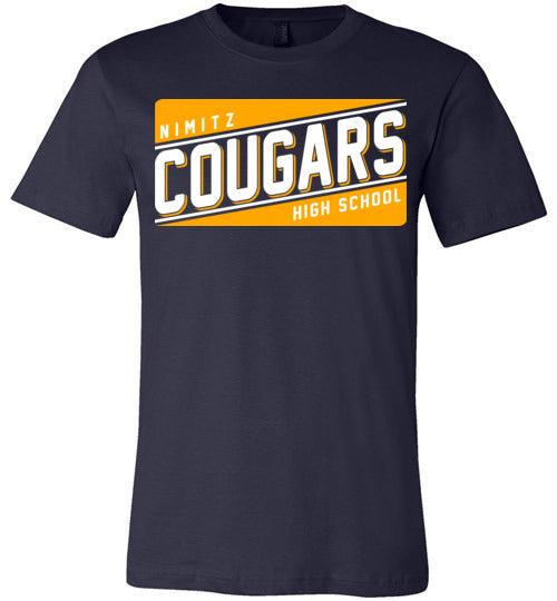 Nimitz Cougars Premium Navy T-shirt - Design 84