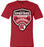 Porter Spartans Premium Red T-shirt - Design 14