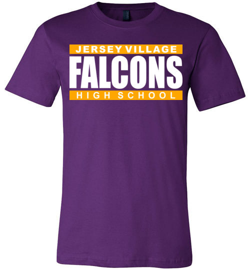 Jersey Village Falcons Premium Purple T-shirt - Design 98