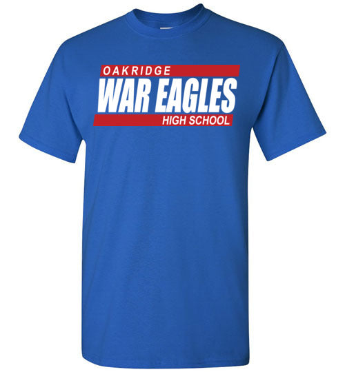 Oak Ridge High School War Eagles Royal Blue Unisex T-shirt 72