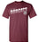 Cy-Fair High School Bobcats Maroon Unisex T-shirt 08