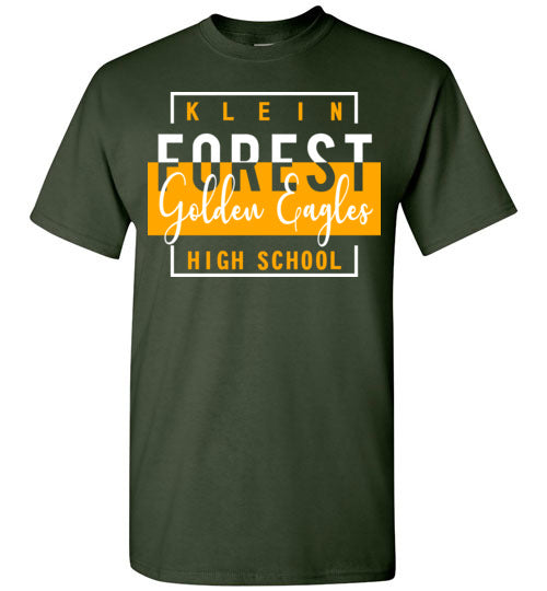 Klein Forest Golden Eagles Forest Green T-Shirt - Design 05