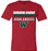 The Woodlands Highlanders Premium Red T-shirt - Design 29