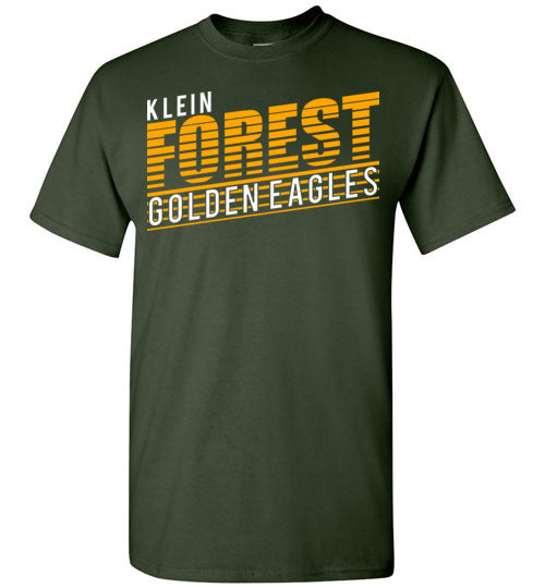 Klein Forest High School Golden Eagles Forest Green Unisex T-shirt 32