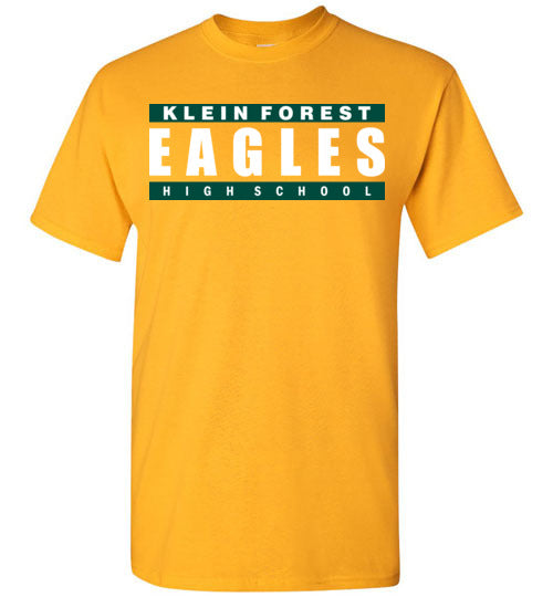 Klein Forest High School Golden Eagles Gold Unisex T-shirt 98