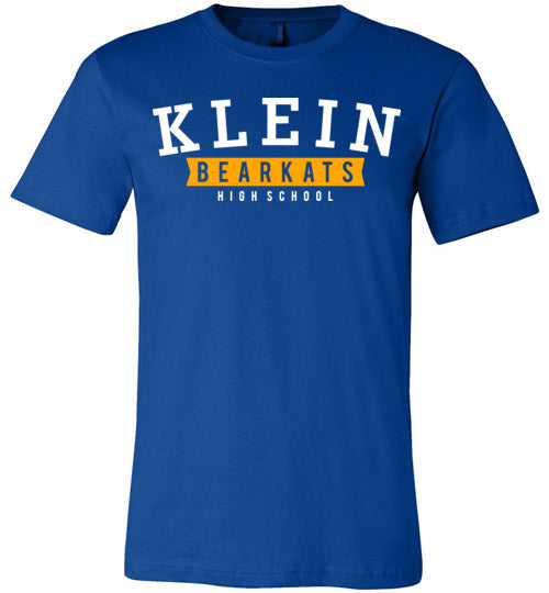 Klein Bearkats Premium Royal Blue T-shirt - Design 21