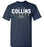 Klein Collins High School Tigers Navy Unisex T-shirt 12