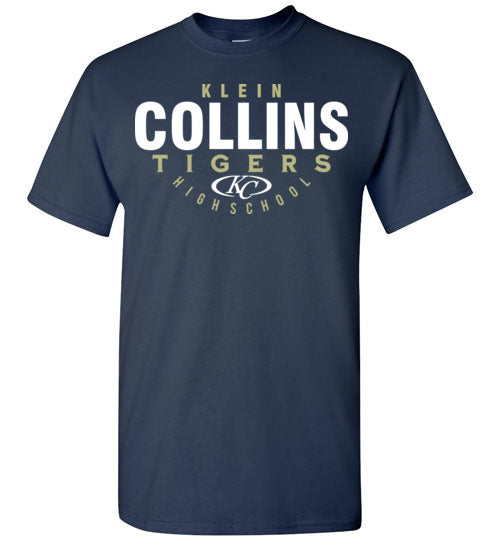 Klein Collins High School Tigers Navy Unisex T-shirt 12