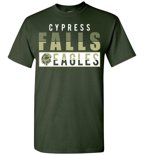 Cypress Falls High School Eagles Forest Green Unisex T-shirt 31