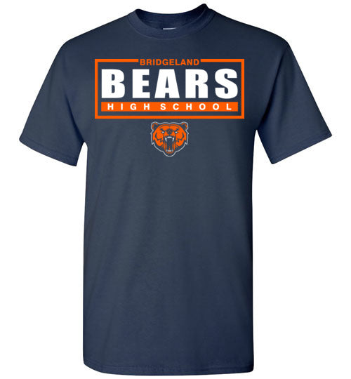 Bridgeland High School Bears Navy Unisex T-shirt 49