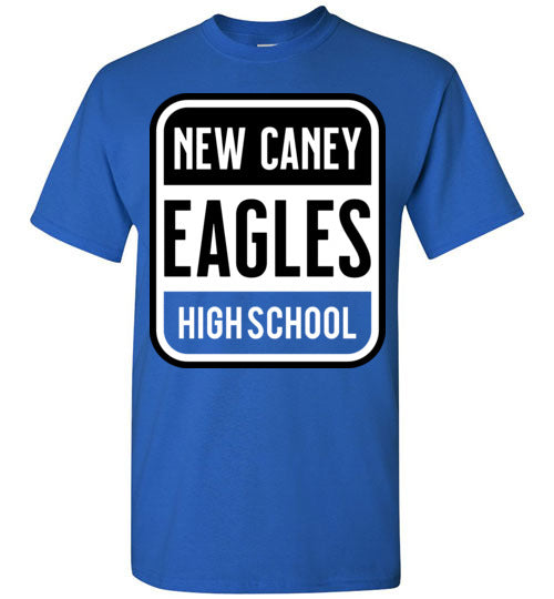 New Caney Eagles High School Royal Unisex T-shirt 01