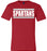 Cypress Lakes Spartans Premium Red T-shirt - Design 98