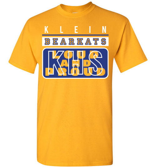 Klein High School Bearkats Gold Unisex T-shirt 86