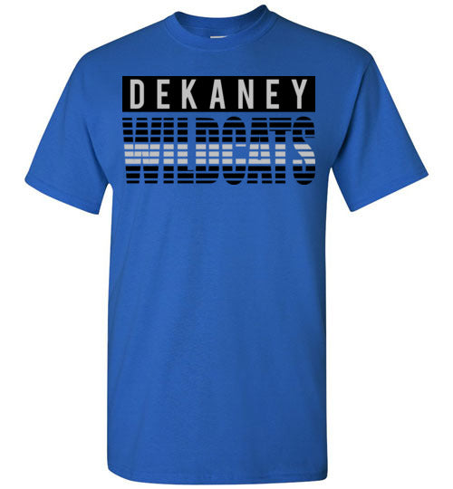 Dekaney High School Wildcats Royal Blue Unisex T-shirt 35