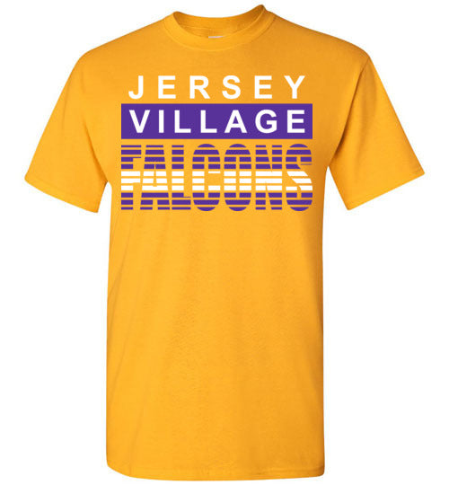 Jersey Village High School Falcons Gold Unisex T-shirt 35