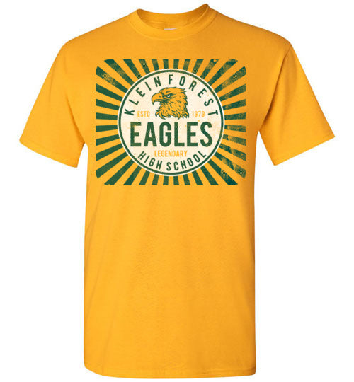 Klein Forest High School Golden Eagles Gold Unisex T-shirt 68