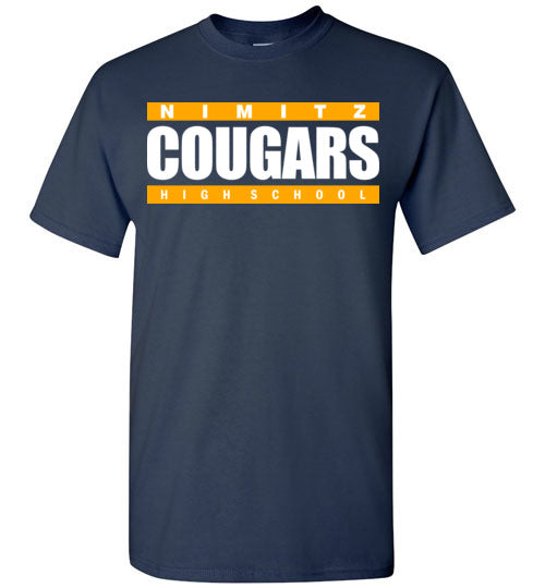 Nimitz High School Cougars Navy Unisex T-shirt 98