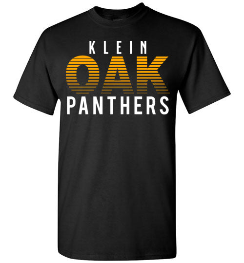 Klein Oak High School Panthers Black Unisex T-shirt 24