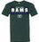 Cypress Ridge Rams Premium Forest Green T-shirt - Design 49