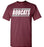 Cy-Fair High School Bobcats Maroon Unisex T-shirt 72