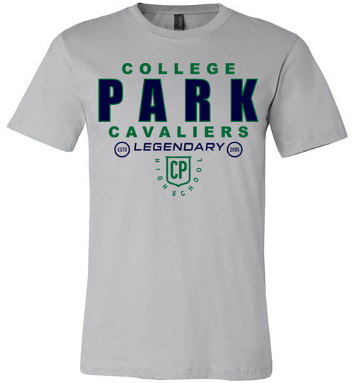 College Park Cavaliers Premium Silver T-shirt - Design 03