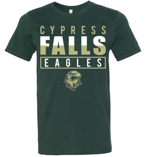 Cypress Falls Eagles Premium Forest Green T-shirt - Design 29