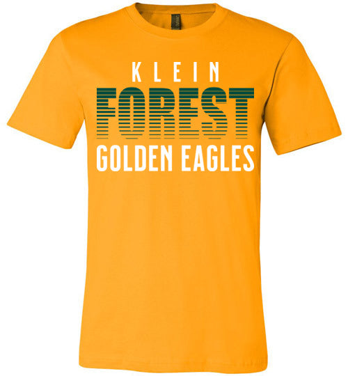 Klein Forest Golden Eagles Premium Gold T-shirt - Design 24