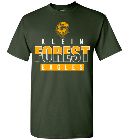 Klein Forest High School Golden Eagles Forest Green Unisex T-shirt 23