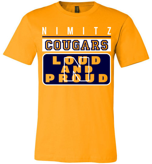 Nimitz Cougars Premium Gold T-shirt - Design 86