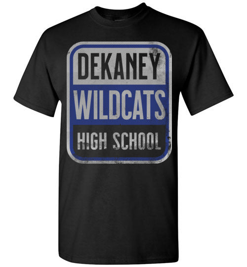 Dekaney High School Wildcats Black  Unisex T-shirt 01