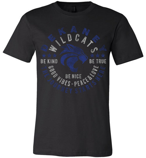 Dekaney Wildcats Premium Black T-shirt - Design 16