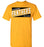 Klein Oak Panthers - Design 84 - Gold Unisex T-shirt