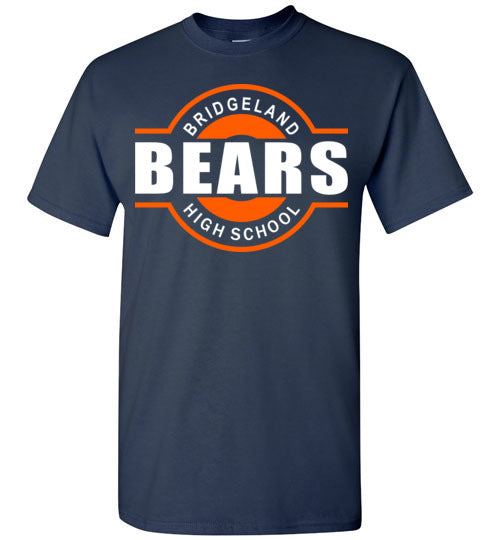 Bridgeland High School Bears Navy Unisex T-shirt 11