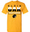 Klein Oak High School Panthers Gold Unisex T-shirt 29