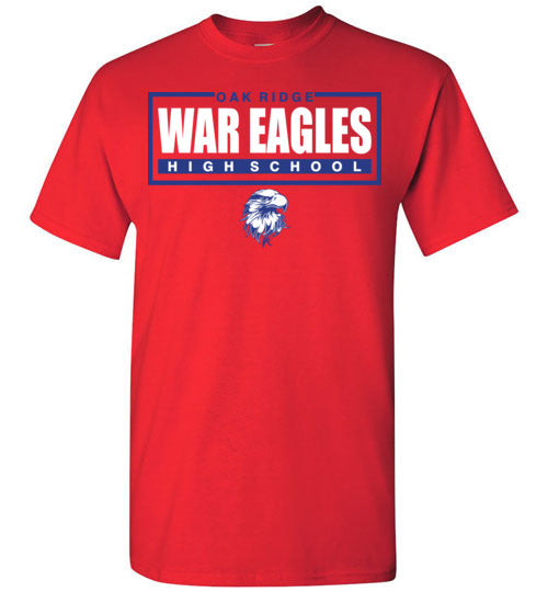 Oak Ridge High School War Eagles Red Unisex T-shirt 49