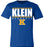 Klein Bearkats Premium Royal Blue T-shirt - Design 07
