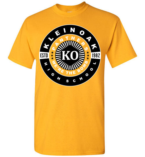 Klein Oak Panthers - Design 30 - Gold Unisex T-shirt