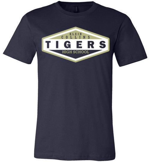 Klein Collins Tigers Premium Navy T-shirt - Design 09