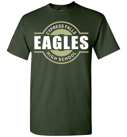 Cypress Falls High School Eagles Forest Green Unisex T-shirt 11