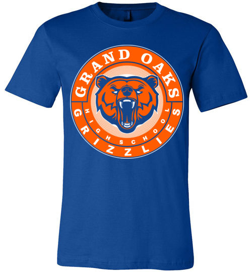 Grand Oaks Grizzlies Premium Royal T-shirt - Design 02