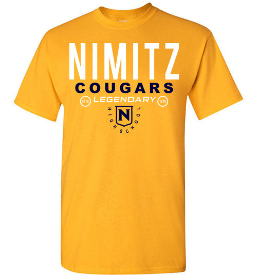 Nimitz High School Cougars Gold Unisex T-shirt 03